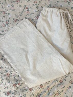 Drawstring Linen Pants